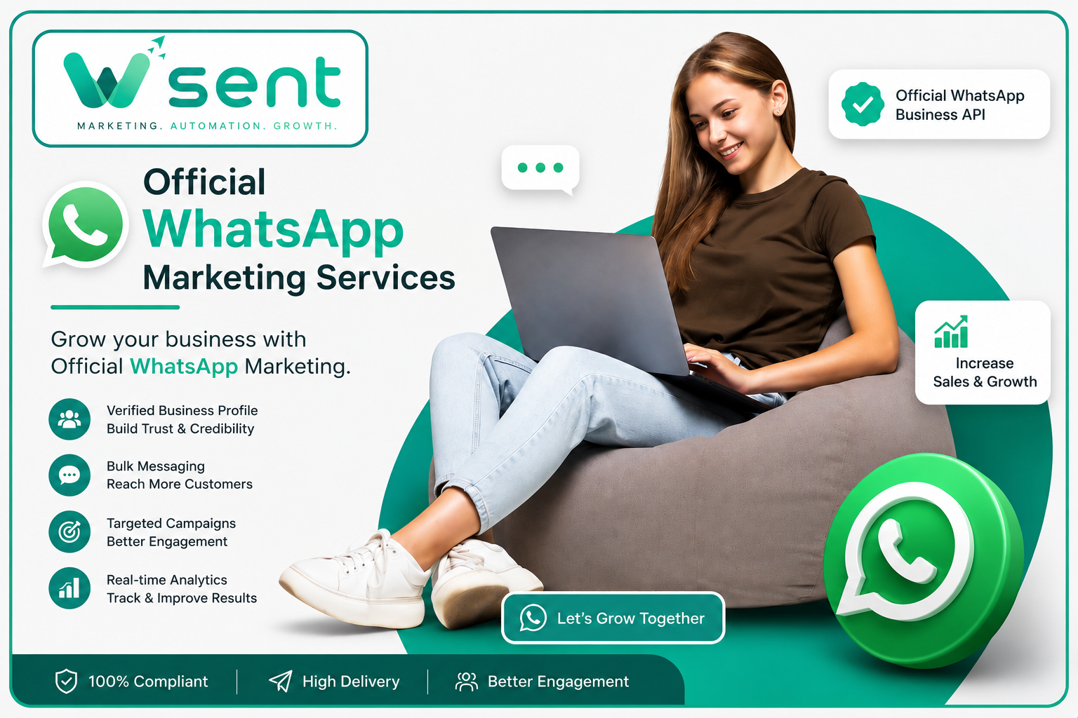 WSent WhatsApp Marketing Dashboard
